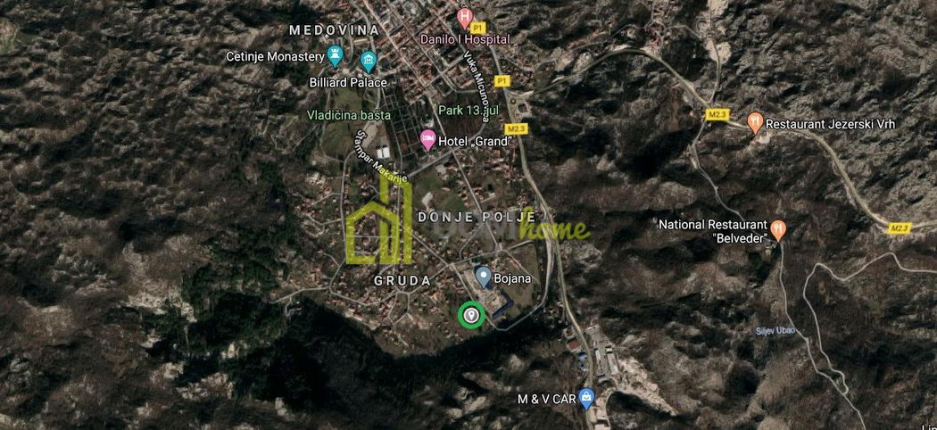 Prodaje se plac, Cetinje Dom Home